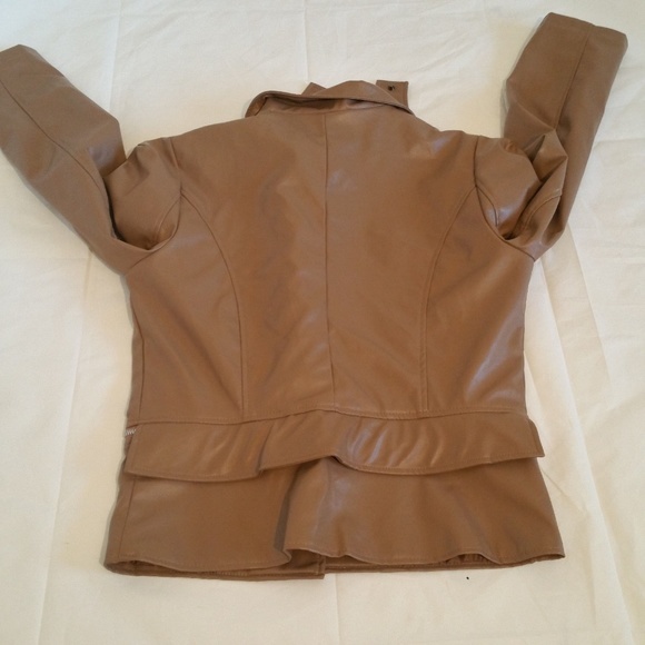New Light‎ Womens Moto Jacket Vogue Lapel Long - Picture 8 of 8